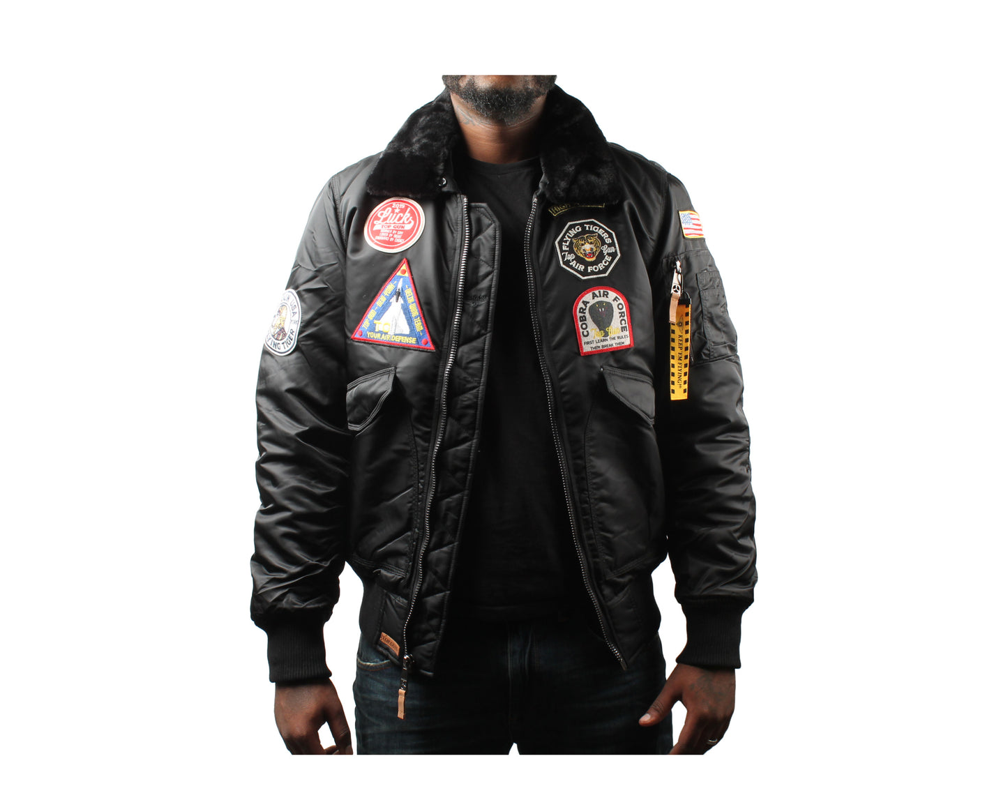 Top Gun CW45 Eagle Nylon Bomber Men's Jacket