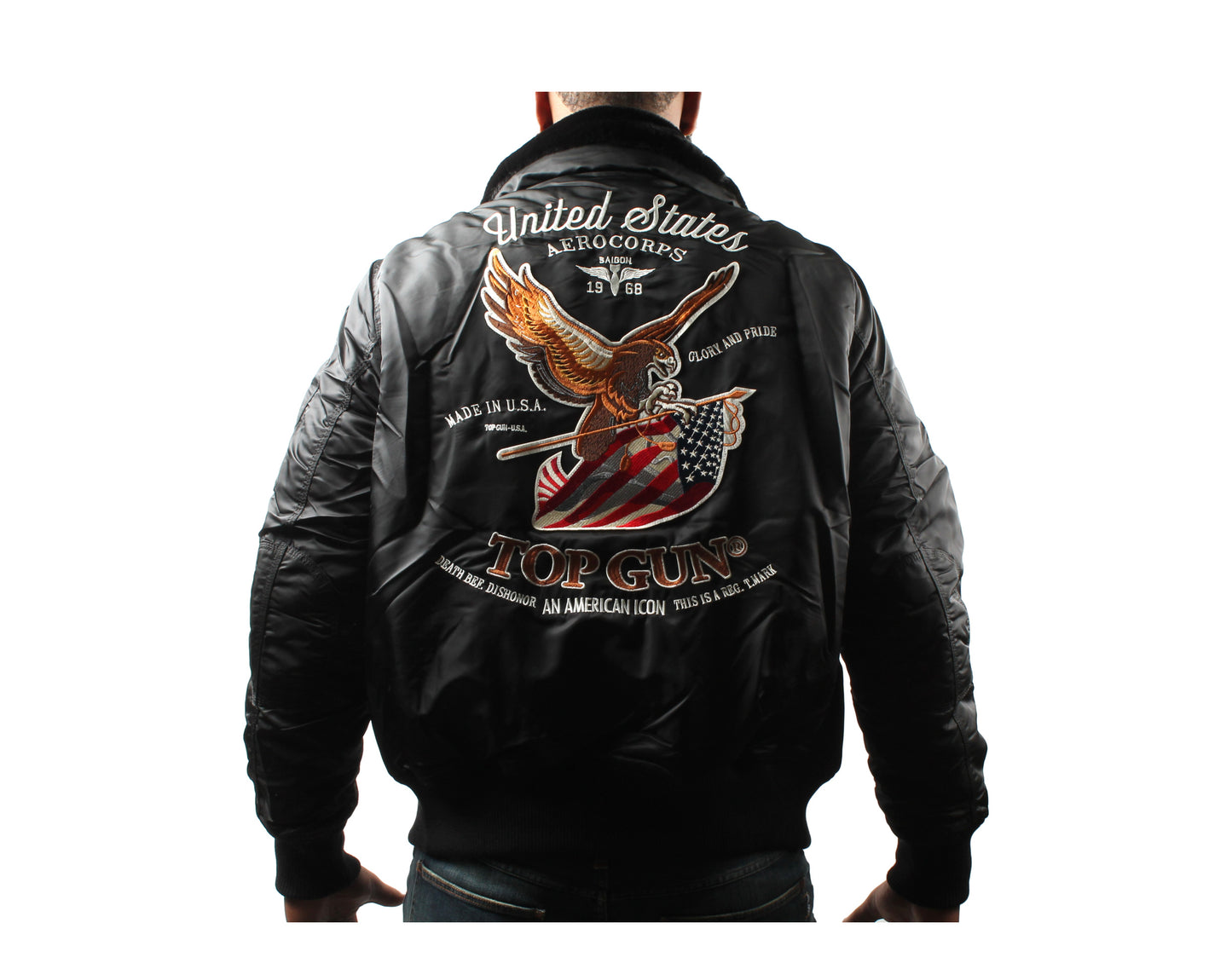 Top Gun CW45 Eagle Nylon Bomber Men's Jacket