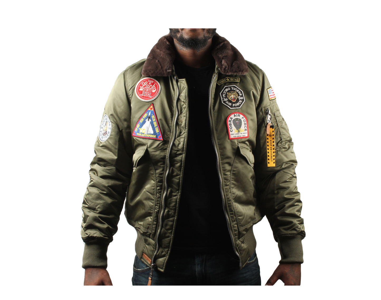 Top Gun CW45 Eagle Nylon Bomber Men's Jacket