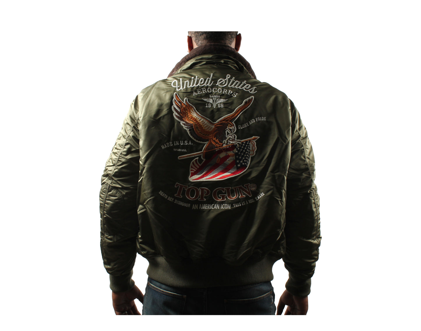 Top Gun CW45 Eagle Nylon Bomber Men's Jacket