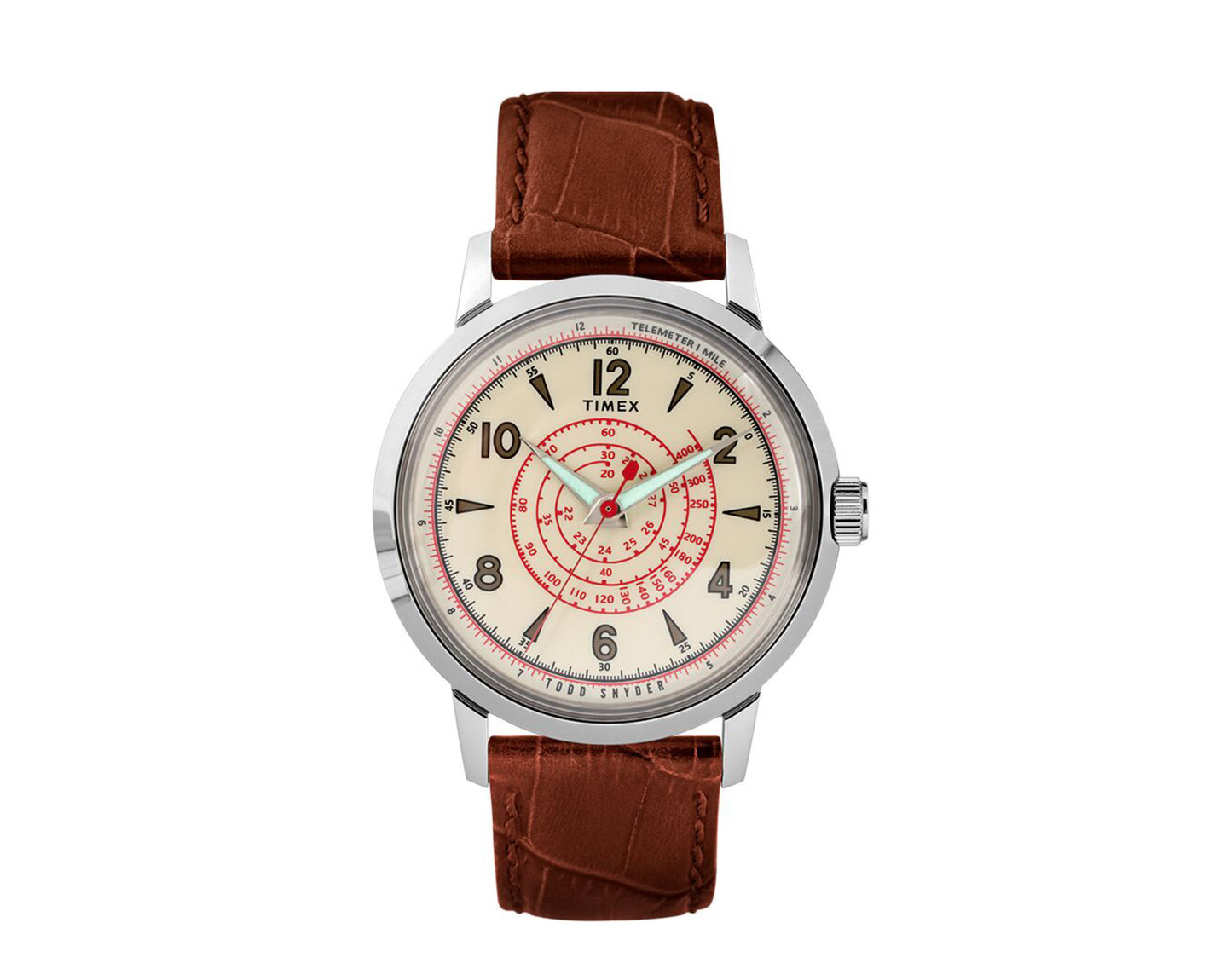 Timex x Todd Snyder Beekman 40mm SST Leather Strap Watch