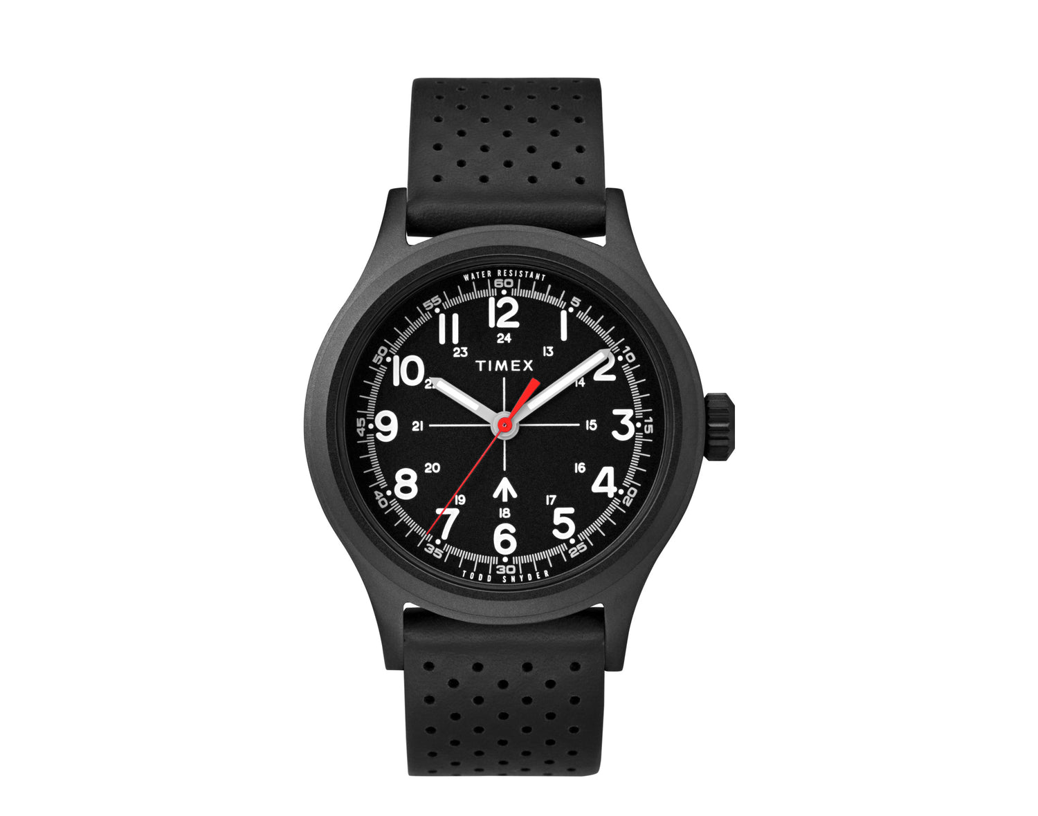 Timex x Todd Snyder Military 40mm Leather Strap Watch