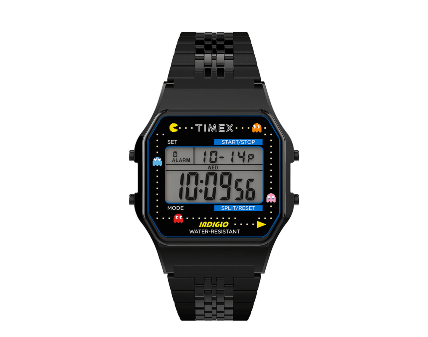 Timex T80 x PAC-MAN 34mm Stainless Steel Bracelet Watch