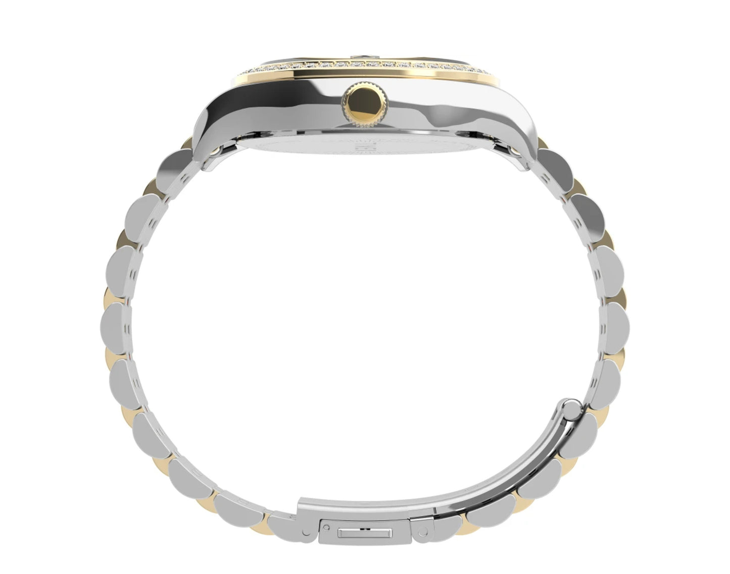 Timex Waterbury Legacy with Swarovski® Crystals 34mm Stainless Steel Bracelet Women's Watch