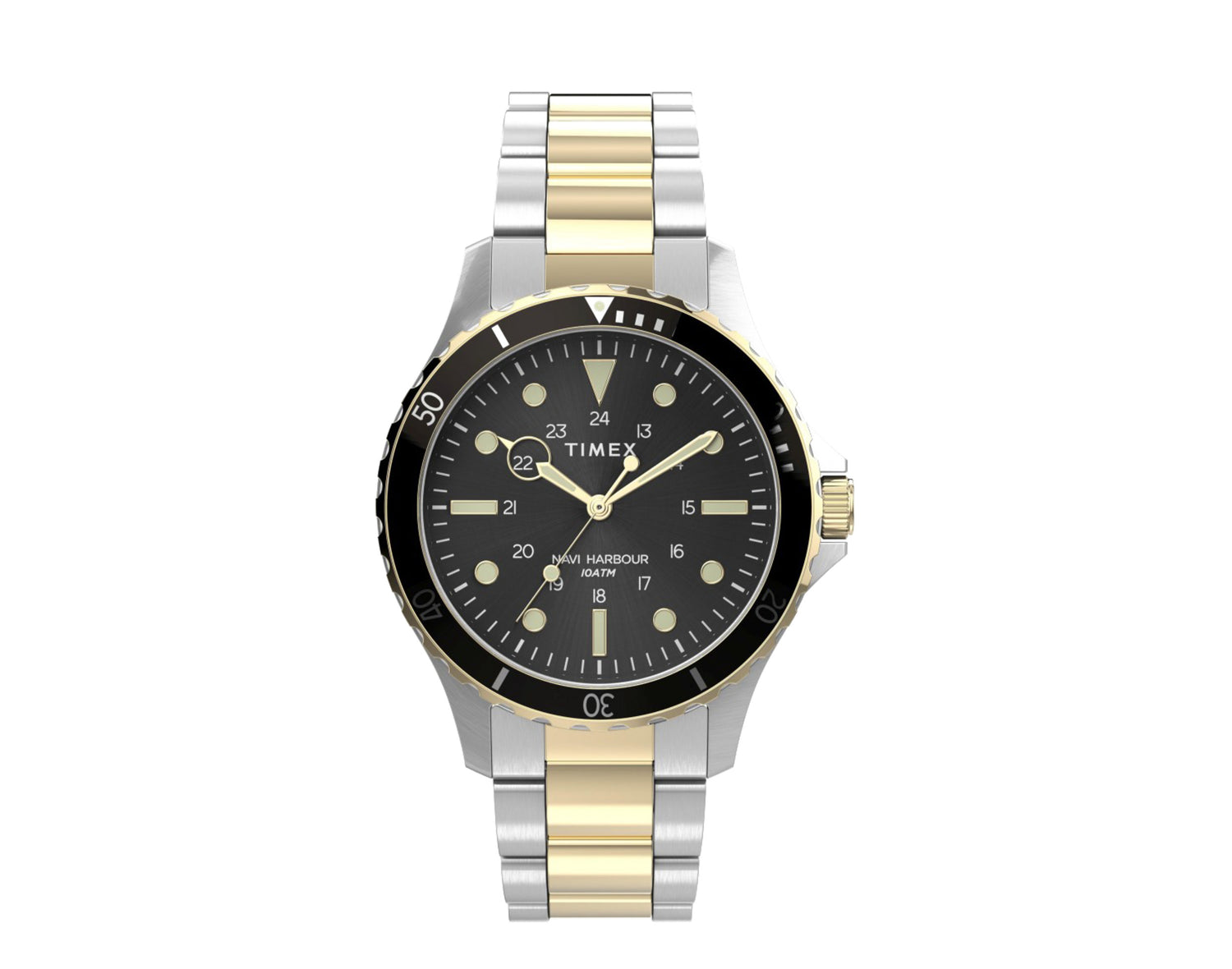 Timex Navi XL 41mm Stainless Steel Bracelet Watch