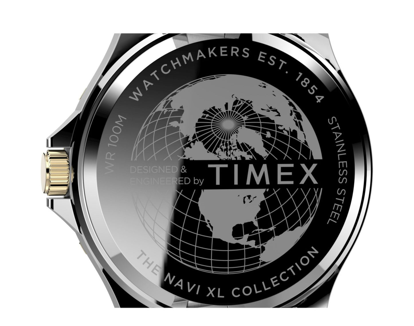 Timex Navi XL 41mm Stainless Steel Bracelet Watch