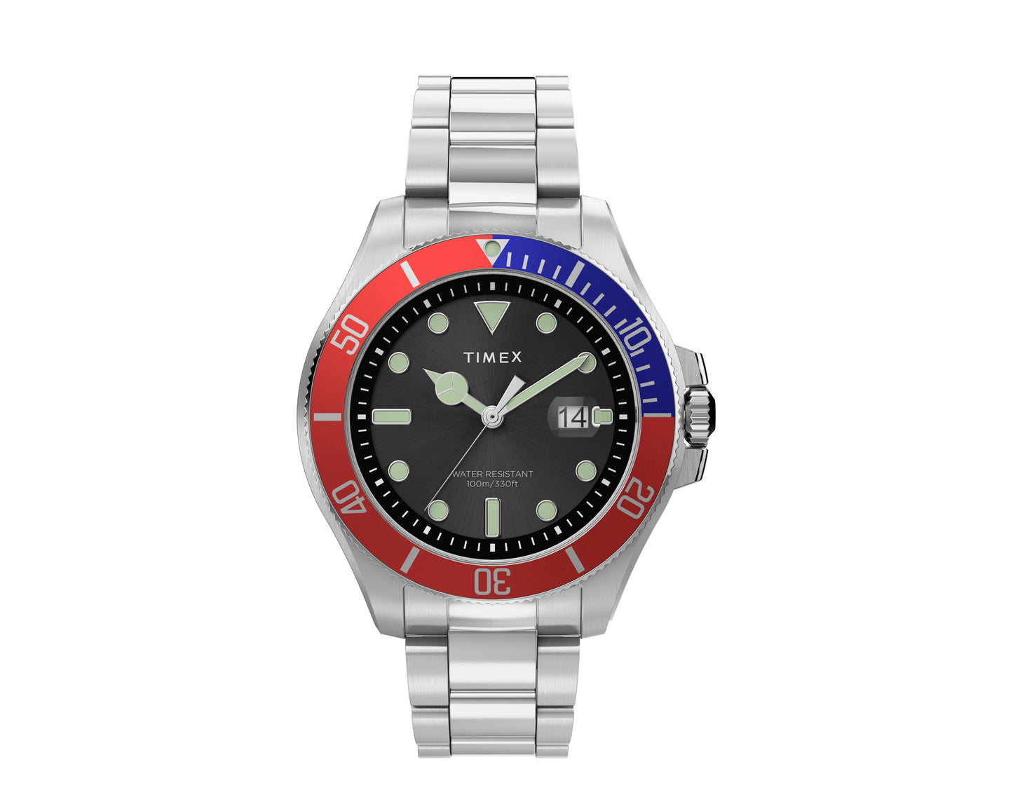Timex Harborside Coast 43mm Stainless Steel Bracelet Watch