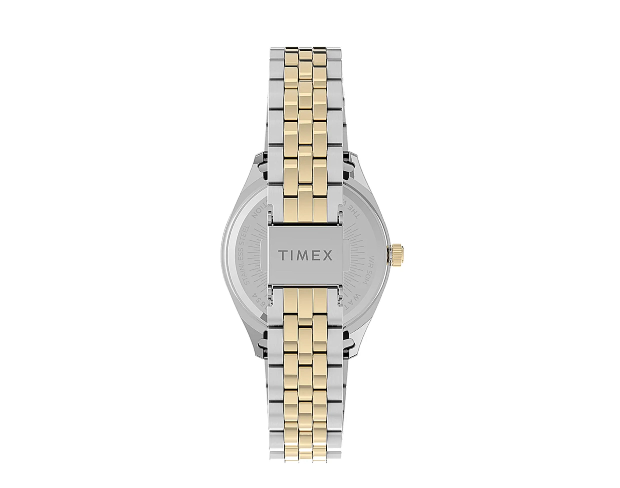 Timex Waterbury Legacy Boyfriend 36mm Stainless Steel Bracelet Watch
