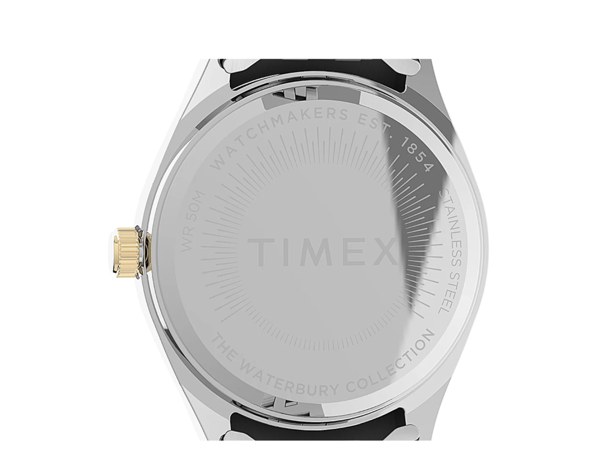 Timex Waterbury Legacy Boyfriend 36mm Stainless Steel Bracelet Watch