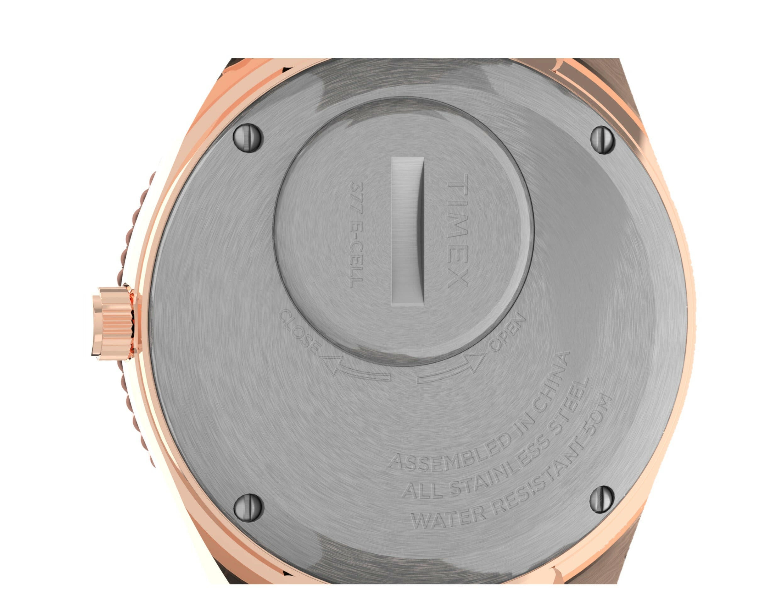 Timex Q Malibu 36mm Stainless Steel Expansion Band Women's Watch.