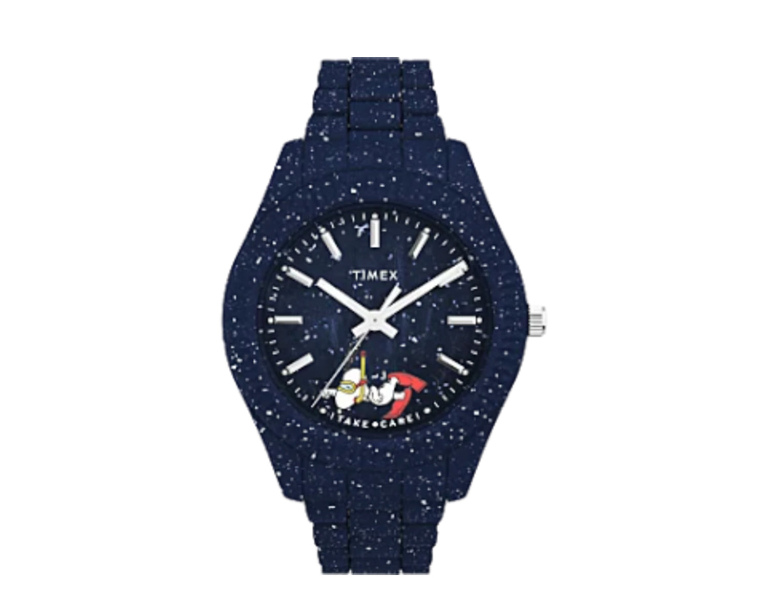 Timex x Peanuts Ocean Waterbury 42mm Recycled Bracelet Women's Watch