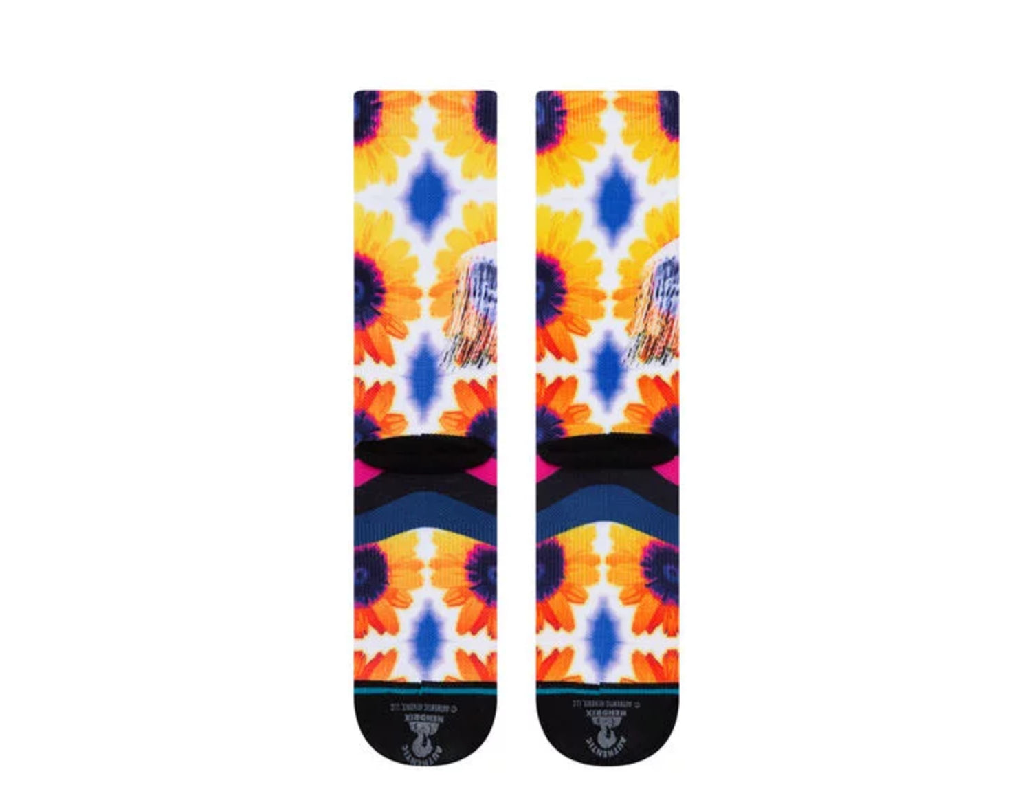 Stance Anthem Jimi Hendrix Jimi Sunflower Crew Socks