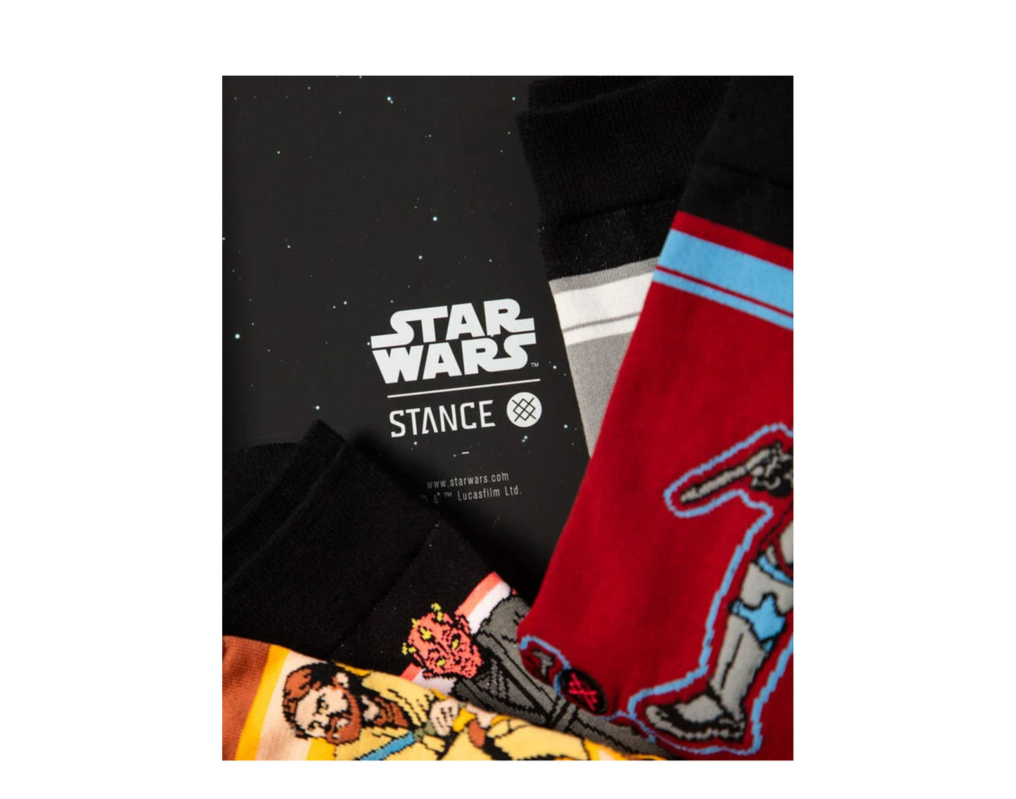 Stance Star Wars SW Duos 4-Pack Box Set Crew Socks