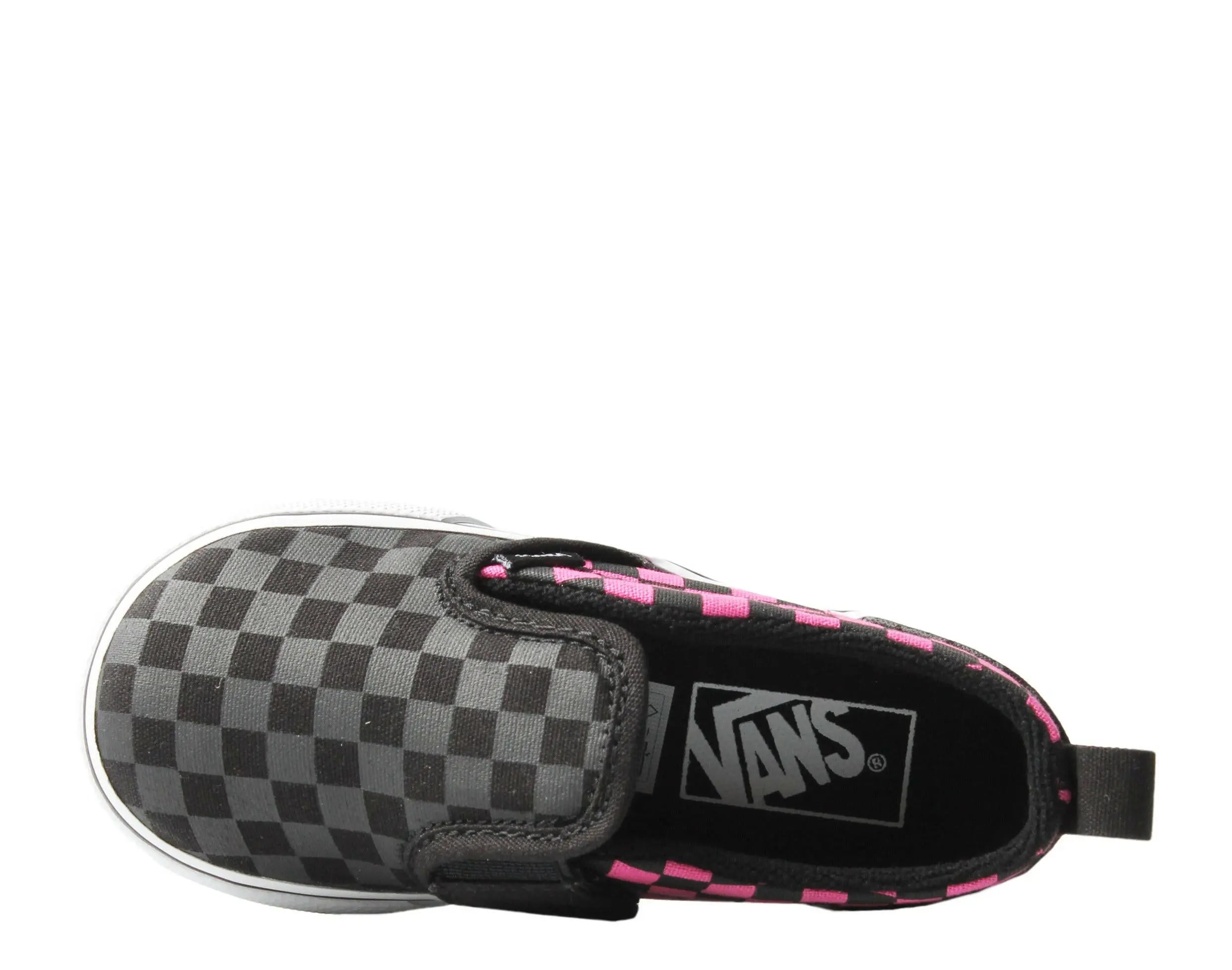 Vans Slip On V Toddler Kids Low Top Sneakers.