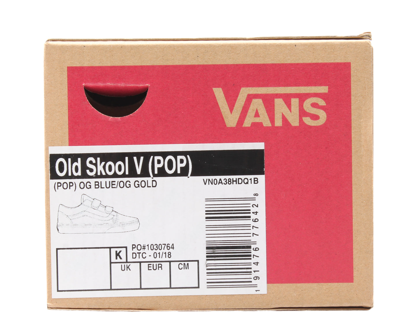 Vans Old Skool V POP Little/Big Kids Low Top Sneakers