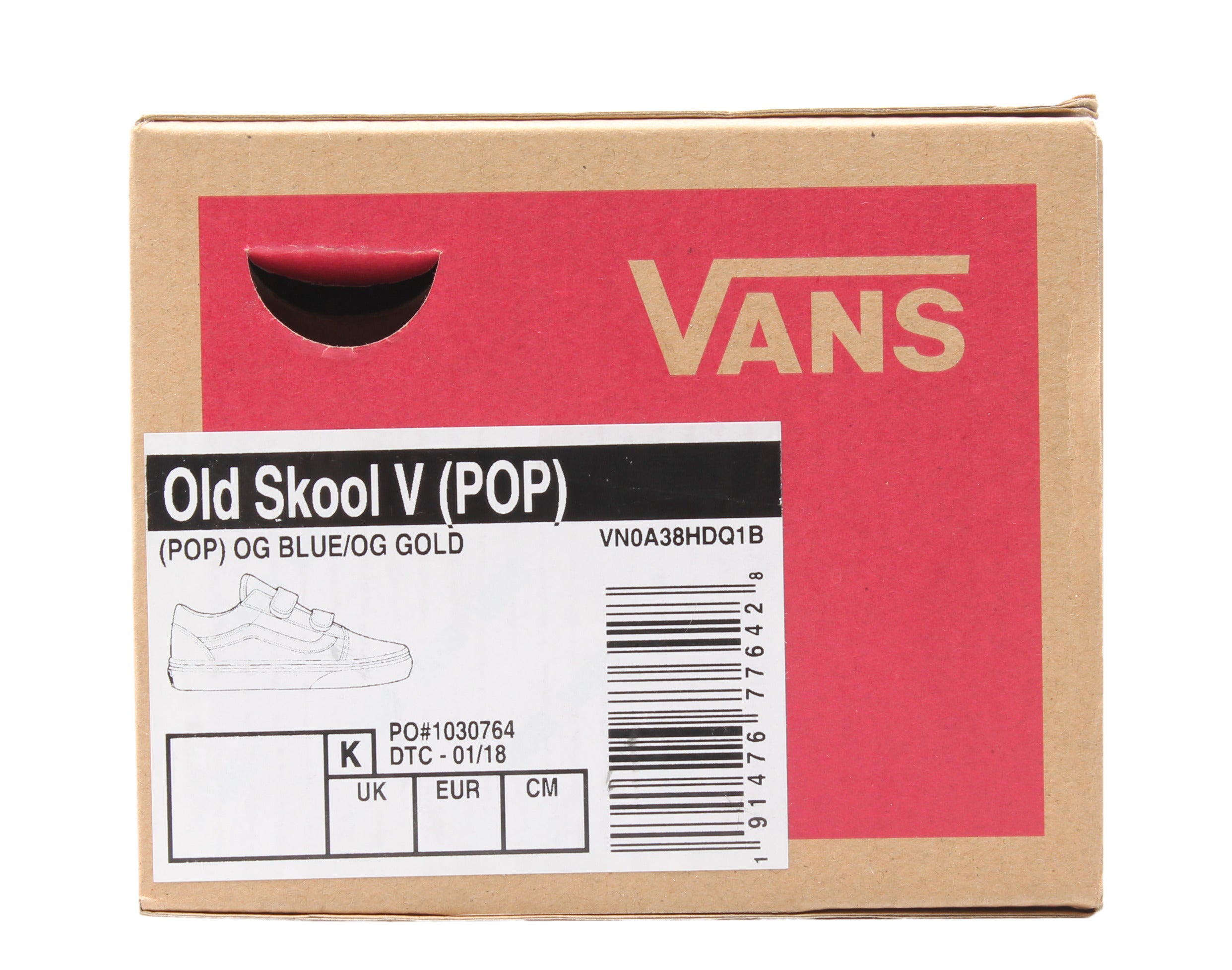 Vans Old Skool V POP Little/Big Kids Low Top Sneakers