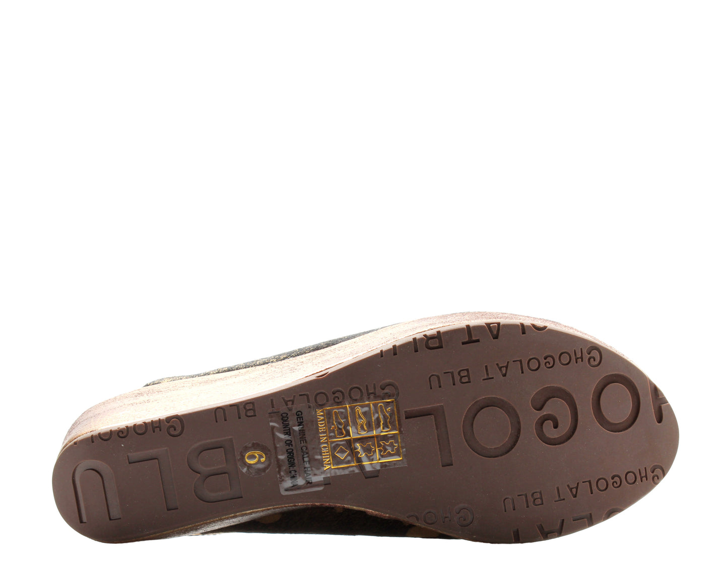Chocolat Blu Yiona Pony Peep Toe Wedge Women's Sandal
