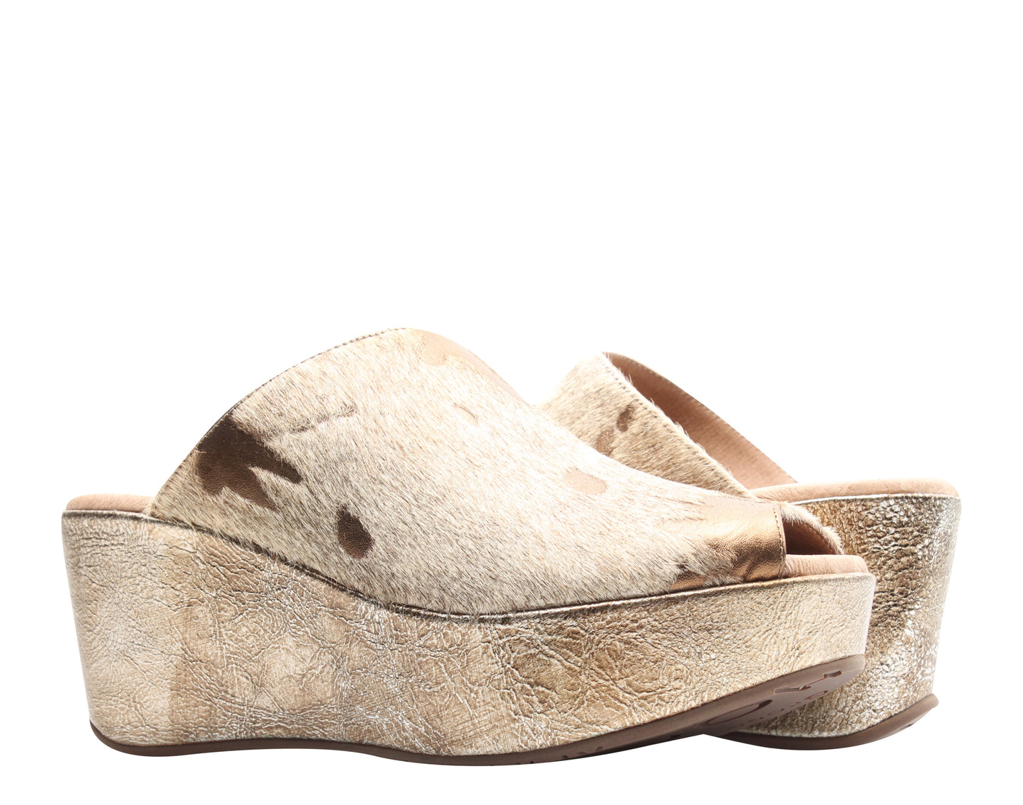 Chocolat Blu Yiona Pony Peep Toe Wedge Women's Sandal