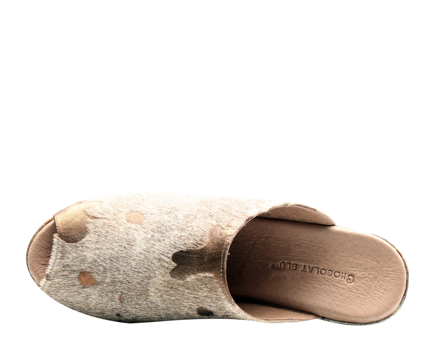 Chocolat Blu Yiona Pony Peep Toe Wedge Women's Sandal