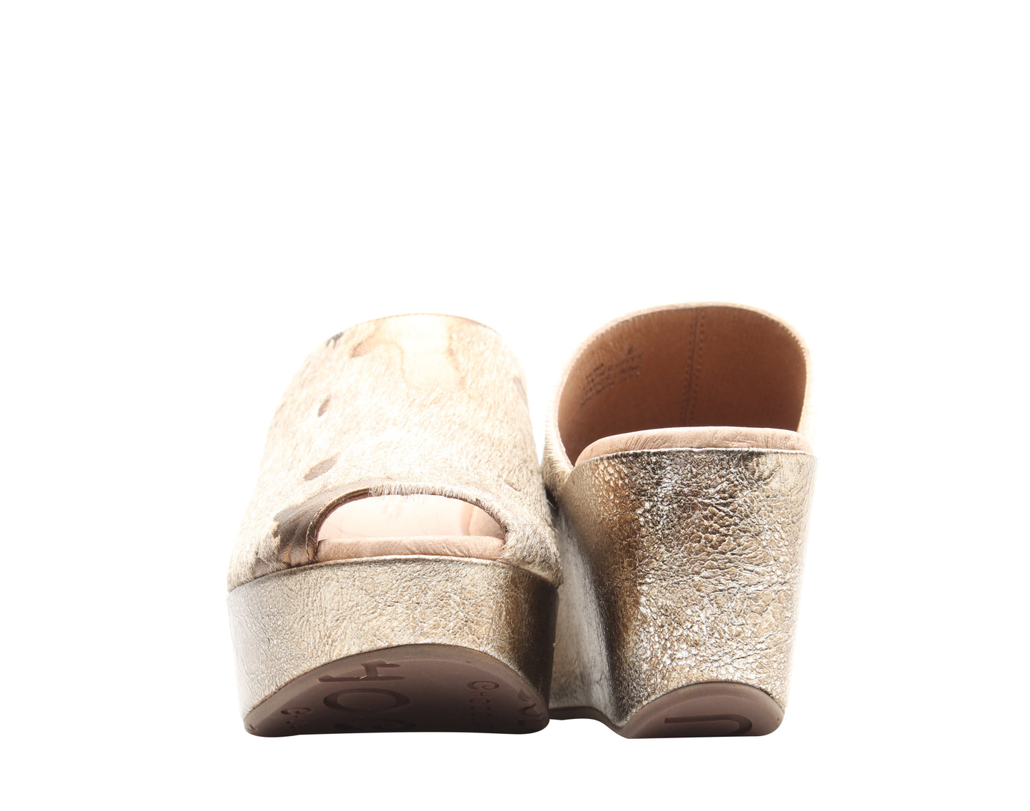 Chocolat Blu Yiona Pony Peep Toe Wedge Women's Sandal